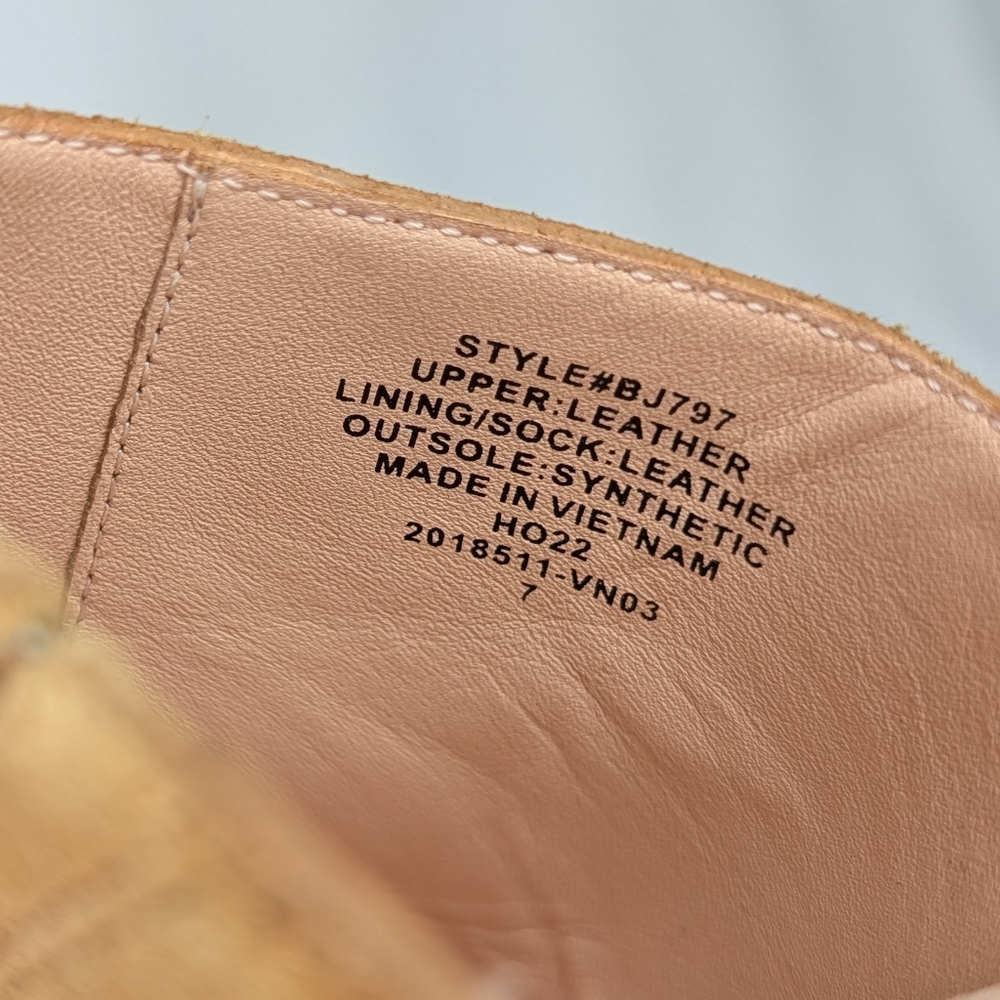 J. Crew Dakota Clogs in Suede Burnished Pecan Studded Leather Wood Sole - Picture 12 of 13